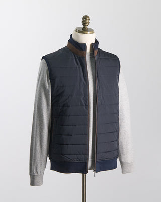 Bugatti Mid Season Quilted Vest Navy 1961