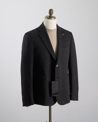 Bugatti Flexcity Comfort Stretch Knit Sport Jacket Navy  Brown 1350