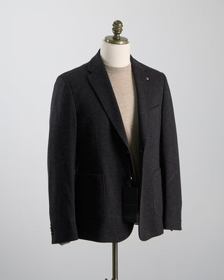 Bugatti Flexcity Comfort Stretch Knit Sport Jacket Navy  Brown 1351