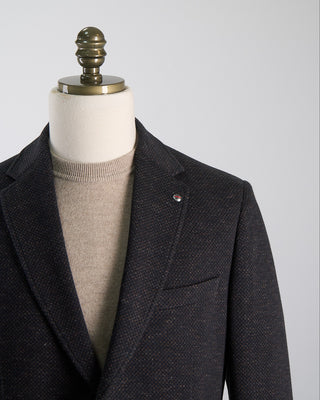Bugatti Flexcity Comfort Stretch Knit Sport Jacket Navy  Brown 1352