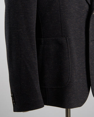 Bugatti Flexcity Comfort Stretch Knit Sport Jacket Navy  Brown 1356