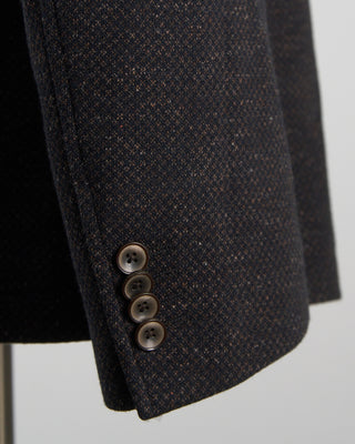 Bugatti Flexcity Comfort Stretch Knit Sport Jacket Navy  Brown 1357