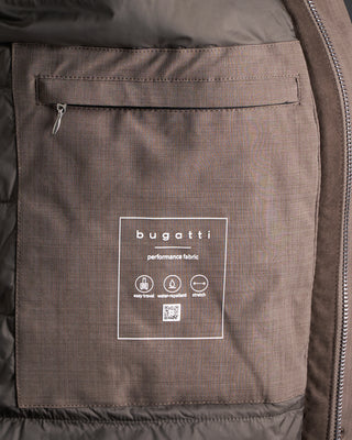 Bugatti Performance Travel Hybrid Fall  Winter Jacket Pewter 23 6381