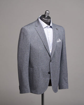 Bugatti Birdseye Jersey Stretch Blazer Light Blue 5258