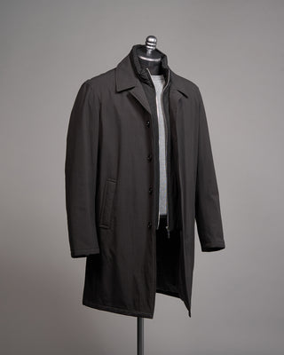 Bugatti Performance Travel Insulated Hybrid Raincoat Anthracite 2 5160