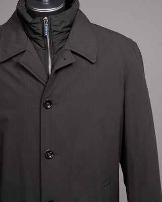 Bugatti Performance Travel Insulated Hybrid Raincoat Anthracite 5 5164