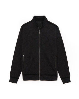 Bugatti Sporty Cotton Jersey Full Zip Sweater Jacket Black 9 4817