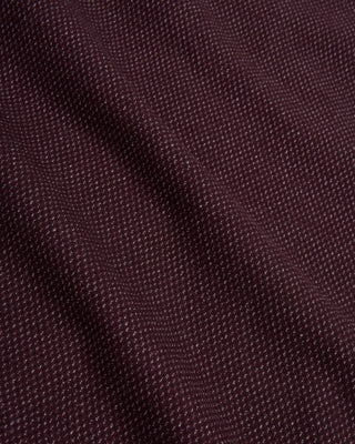 Bugatti Sporty Cotton Jersey Full Zip Sweater Jacket Burgundy 39 32296