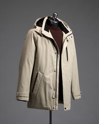 Bugatti Technical Hooded Jacket Beige 6594
