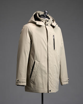 Bugatti Technical Hooded Jacket Beige 6595