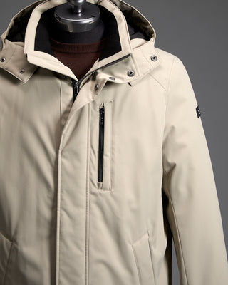 Bugatti Technical Hooded Jacket Beige 6596