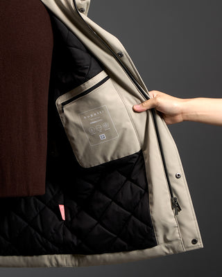 Bugatti Technical Hooded Jacket Beige 6603
