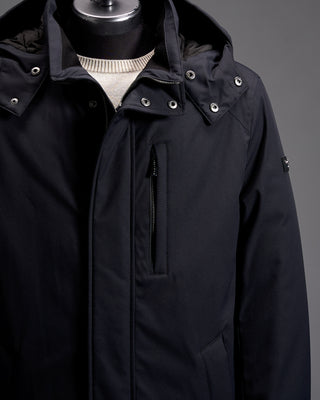 Bugatti Technical Hooded Jacket Navy 4603