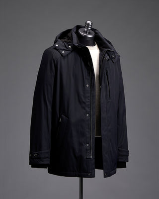 Bugatti Technical Hooded Jacket Navy 4624
