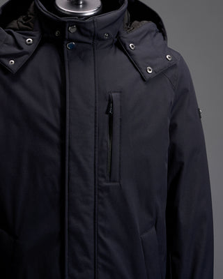 Bugatti Technical Hooded Jacket Navy 4626