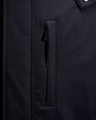 Bugatti Technical Hooded Jacket Navy 4627
