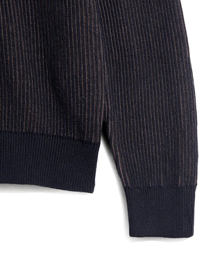 Bugatti Knit Polo Sweater Navy 4217