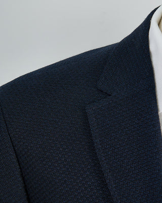 Bugatti Unlined Textured Blazer Navy 1386