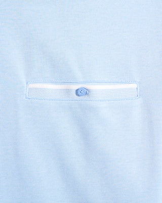 Bugatti Super Soft Tipped Solid Pique Polo Blue 8 11020