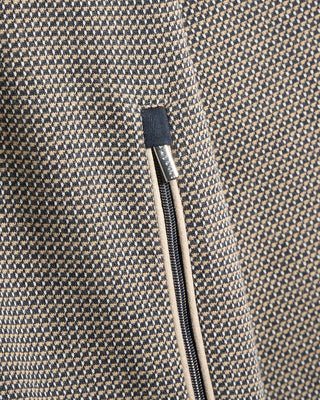 F39CM Bugatti Full Zip Cotton Cardigan Jacket Navy  Tan 8 7229