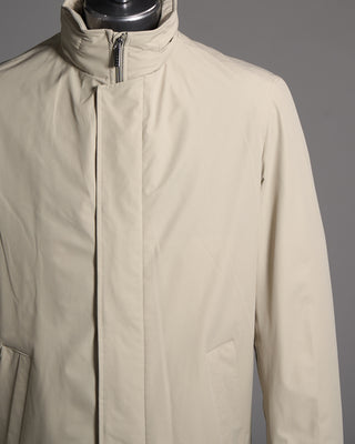 Bugatti Dynamic Series Spring Weight Rainwear Car Coat Light Grey 4 7617