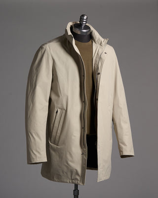 Bugatti Dynamic Series Spring Weight Rainwear Car Coat Light Grey 7615