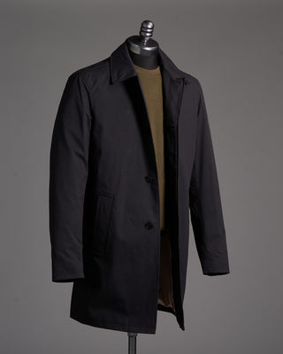 Bugatti Classic Cotton Raincoat Navy 7645