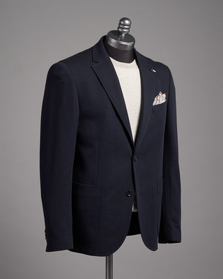 Bugatti Birdseye Jersey Stretch Blazer Blue 4 2565