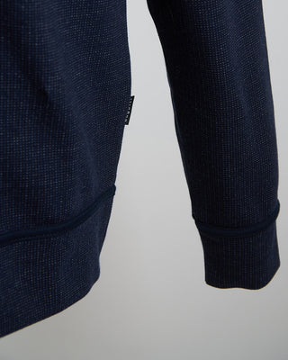 Bugatti Sporty Cotton Stretch Quarter Zip Sweater Navy 1515