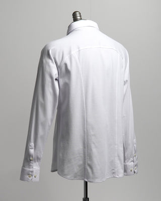 Desoto Pique Solid Jersey Knit Shirt White 