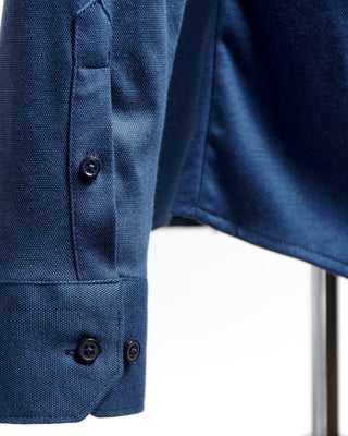 Desoto Pique Solid Jersey Knit Shirt Blue  2