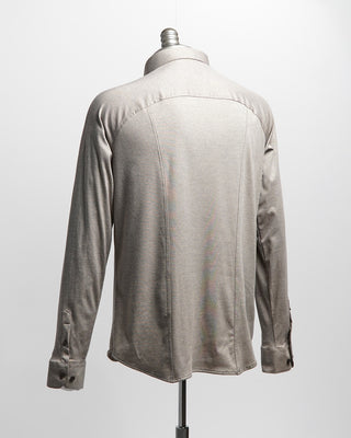 Desoto Pique Solid Jersey Knit Shirt Tan  7