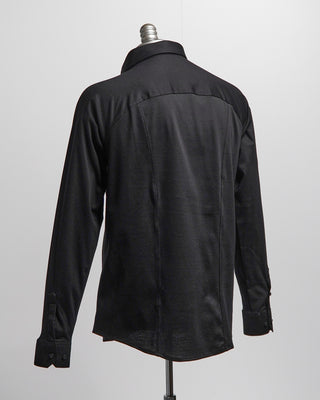 Desoto Pique Solid Jersey Knit Shirt Black 