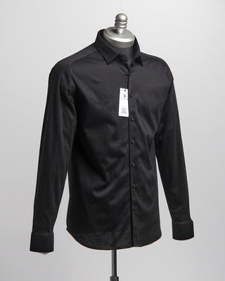 Desoto Pique Solid Jersey Knit Shirt Black  4