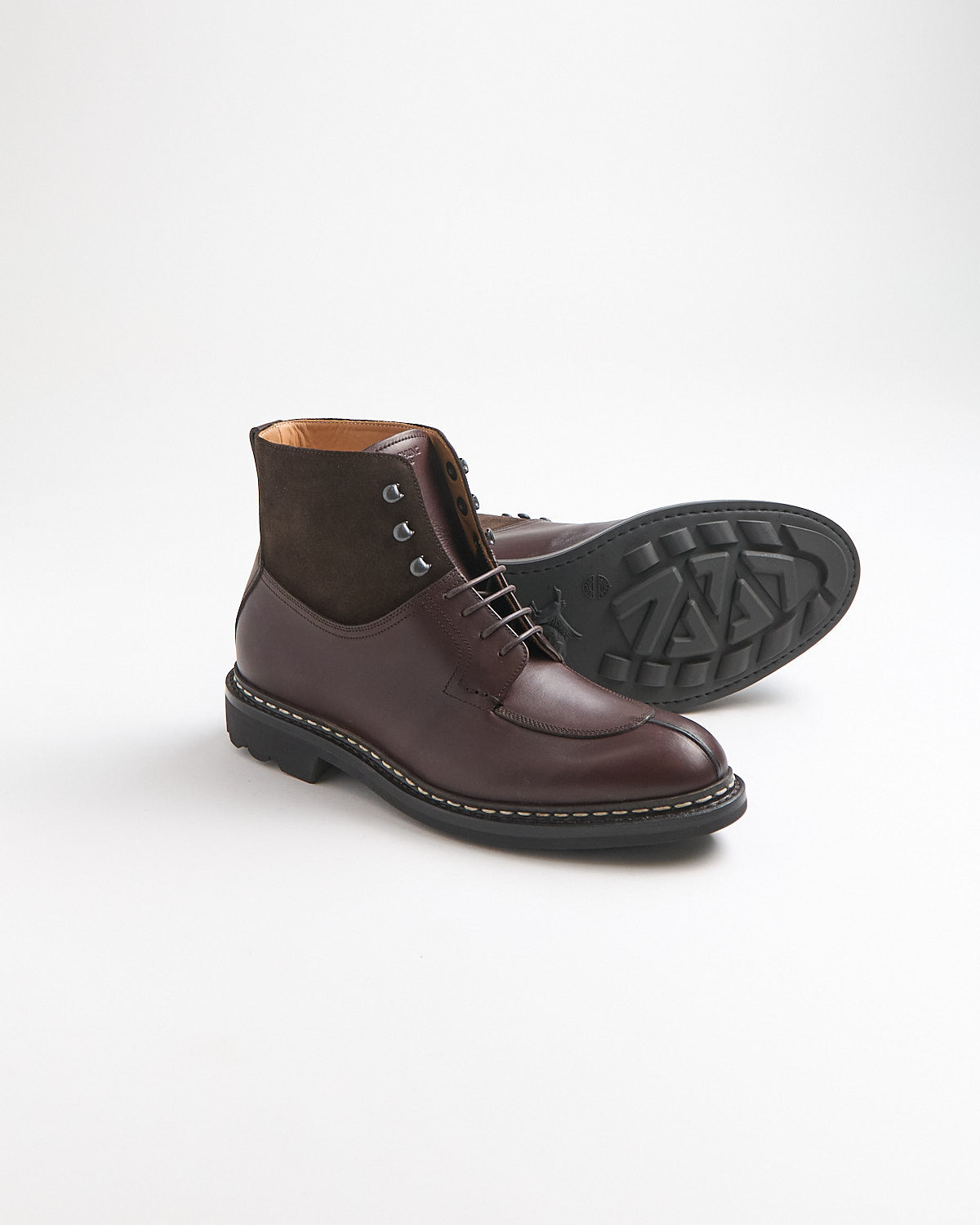 Heschung Gingko Suportlo Hydrovelours Water Resistant Dress Boots blazerformen 44 EU Brown