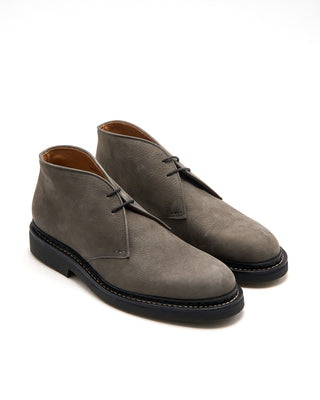 Heschung Genet Nubuck Norwegian Welt Chukka Boots Grey 1 3766