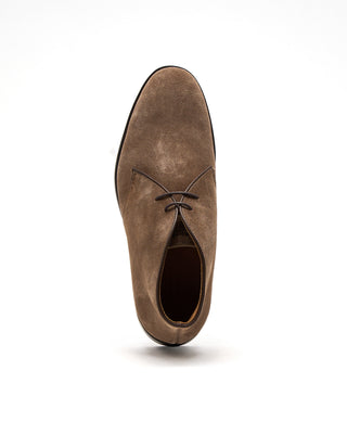 Heschung Murier Ii Hydrovelours Coco Beige Chukka Boots Snuff 3712