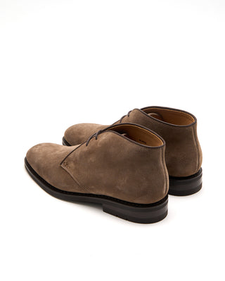 Heschung Murier Ii Hydrovelours Coco Beige Chukka Boots Snuff 5 3774