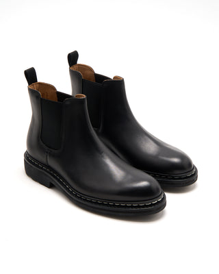 Heschung Tremble Aniline Full Grain Leather Chelsea Boots Black 4 3793