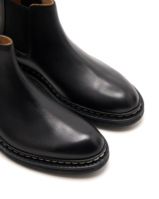Heschung Tremble Aniline Full Grain Leather Chelsea Boots Black 5 3792