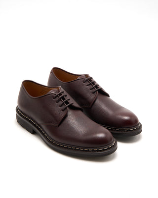 Heschung Crocus Pebbled Leather Reverse Welt Derbies Brown 3795