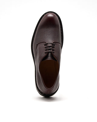 Heschung Crocus Pebbled Leather Reverse Welt Derbies Brown 8 3689