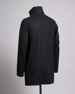 Herno Tech Wool Twill Winter Overcoat Grey 9 2432