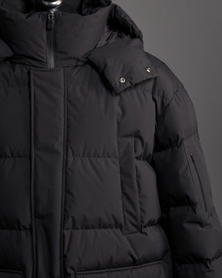 Herno Functional Waterproof Quilted Long Puffer Coat Black 6367