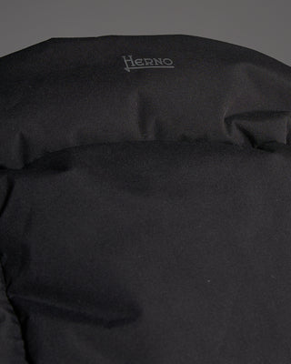 Herno Functional Waterproof Quilted Long Puffer Coat Black 6368