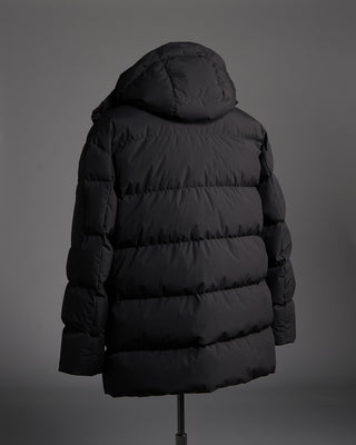 Herno Functional Waterproof Quilted Long Puffer Coat Black 6369