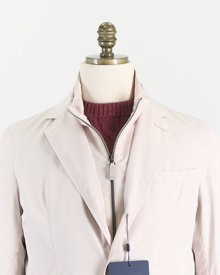 Byron Pressed Nylon Blazer With Detachable Windguard