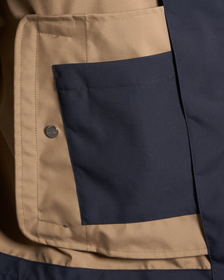 Herno Waterproof Unlined Rain Jacket Navy 8 7644