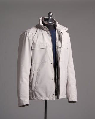 Herno Waterproof Unlined Rain Jacket Stone 4 7551