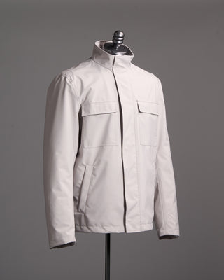 Herno Waterproof Unlined Rain Jacket Stone 7 7553